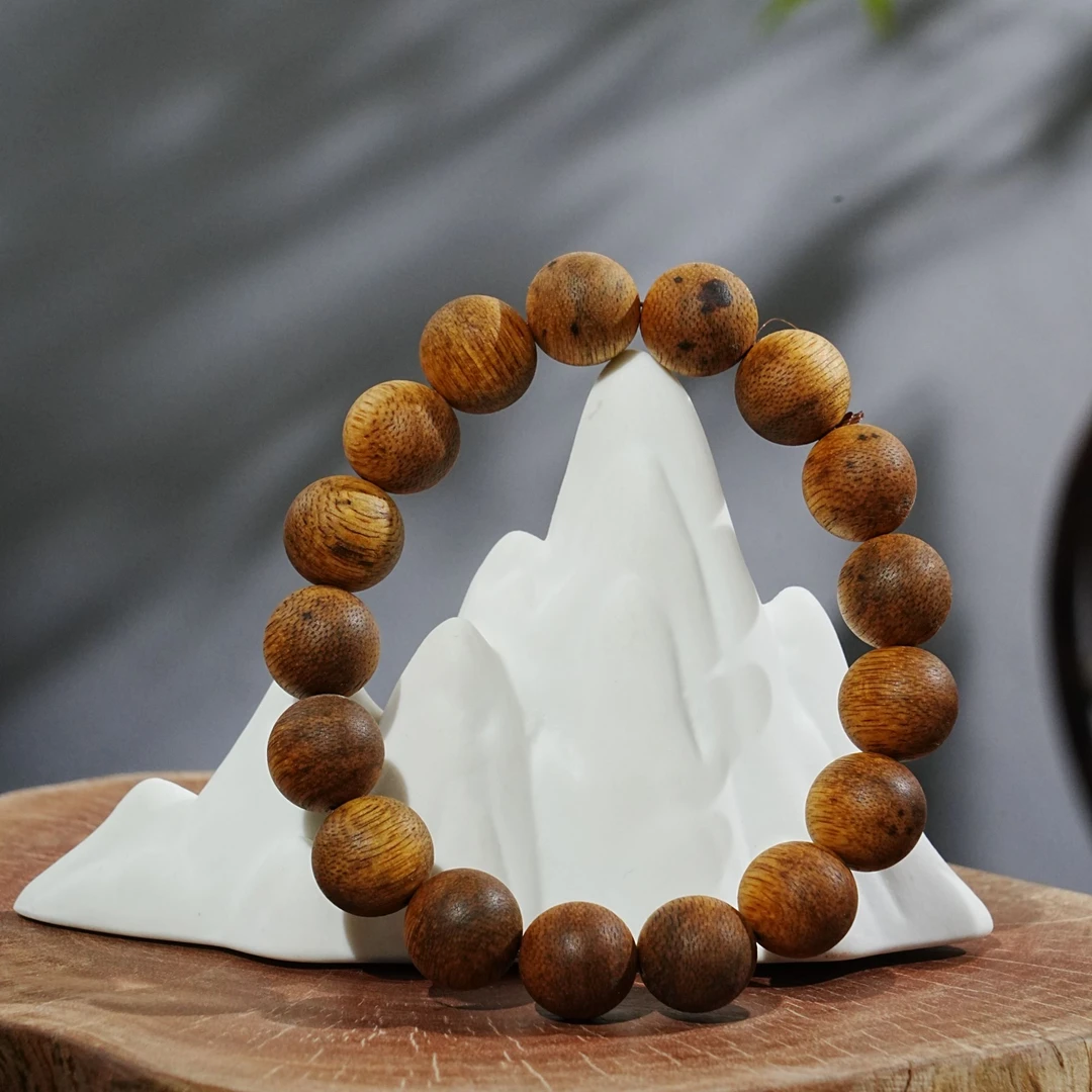 缅甸红油棋楠种老料沉香手串 1.3cm 13.4g 250813016 A