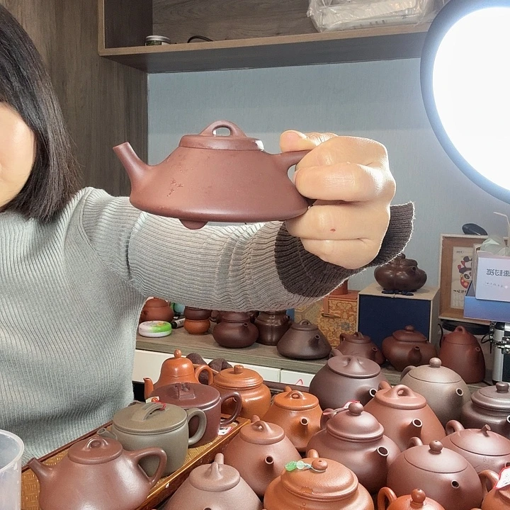 A***神茶壶紫砂宜兴紫砂壶合瓢