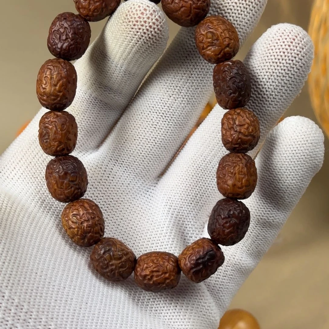 柏木（崖柏）金*豹太行崖柏干枣珠12