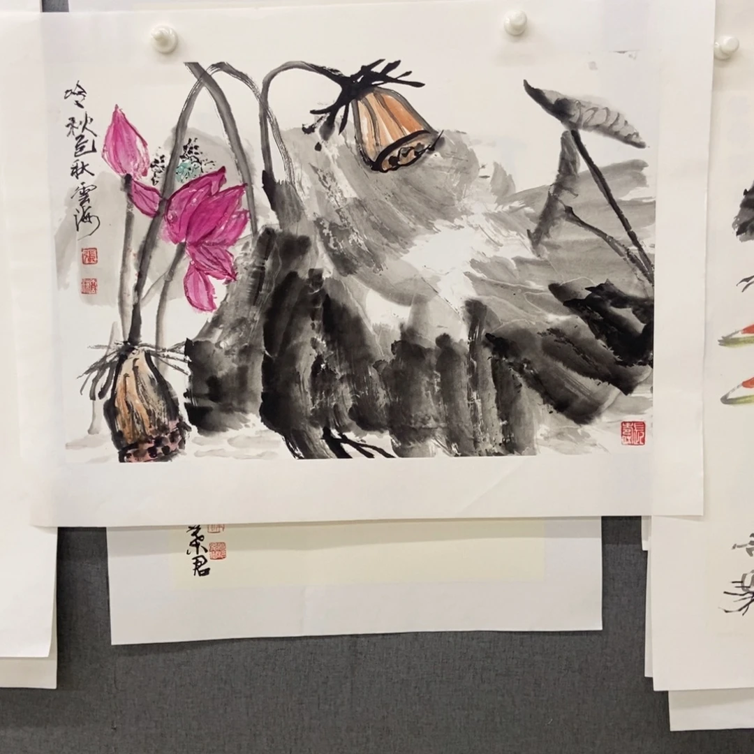 雪***野国画手写手绘作品316