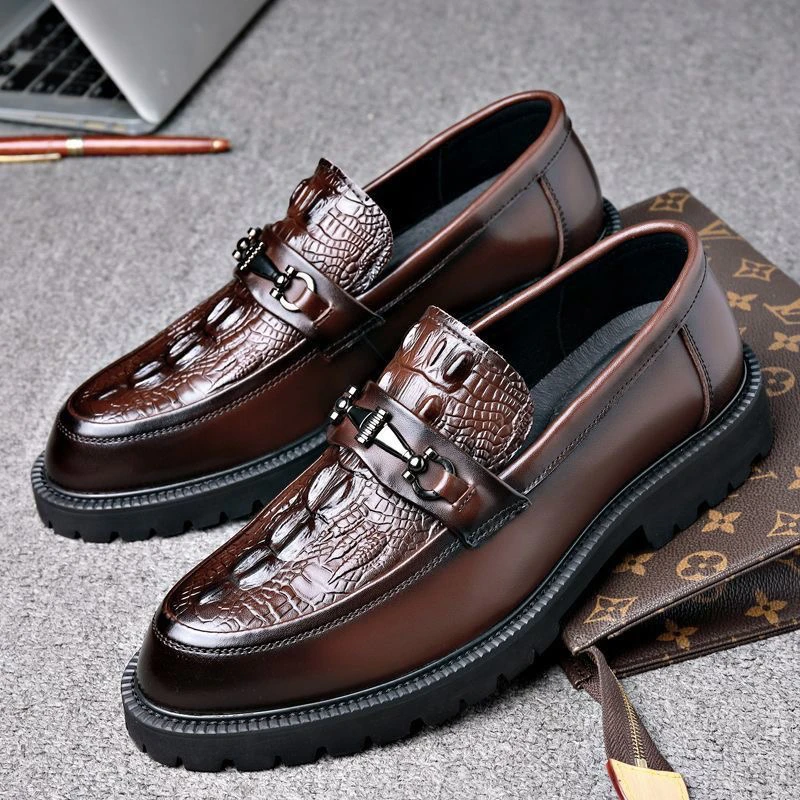 （直播间下单）休闲皮鞋适合脚肥脚宽男款皮鞋男士商务夏季