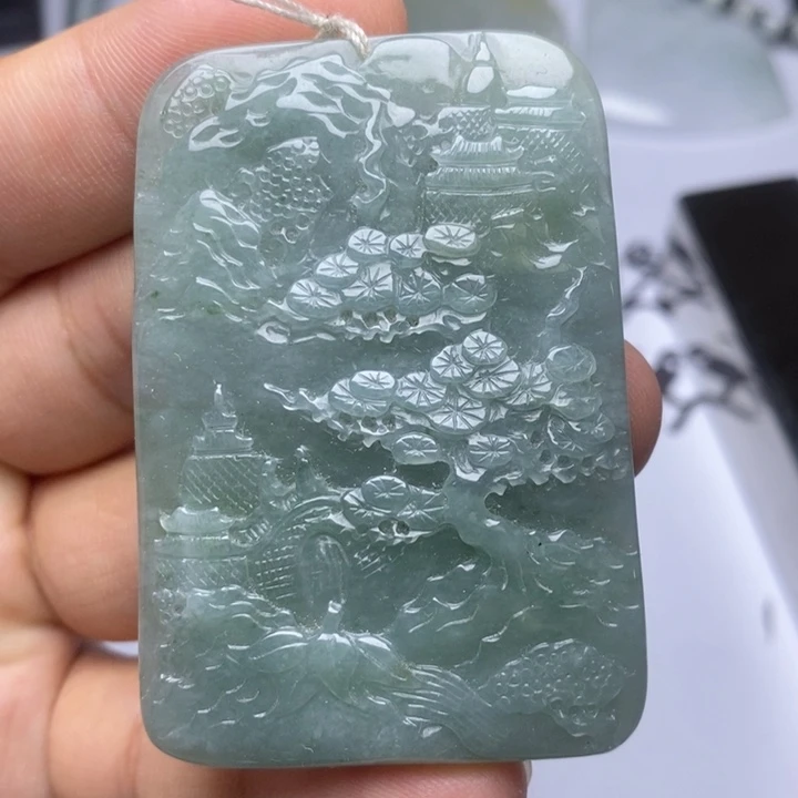 颈饰未镶嵌翡翠翡翠
