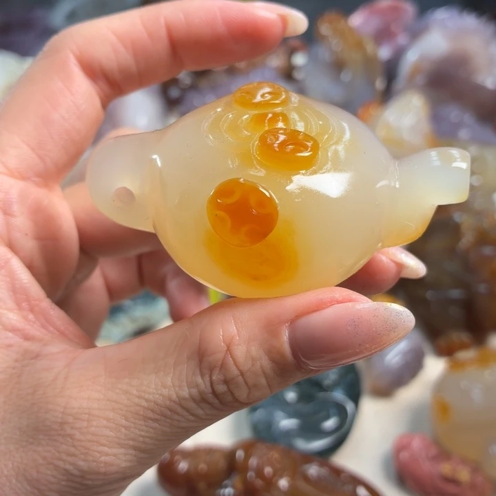 玛瑙/玉髓未镶嵌吊坠(不含链)