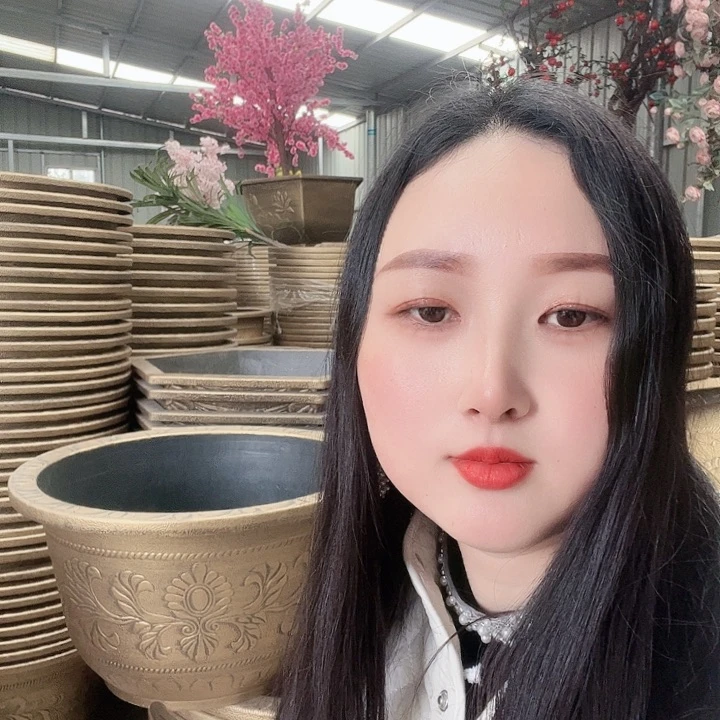 最****叶圆形1米花盆1个