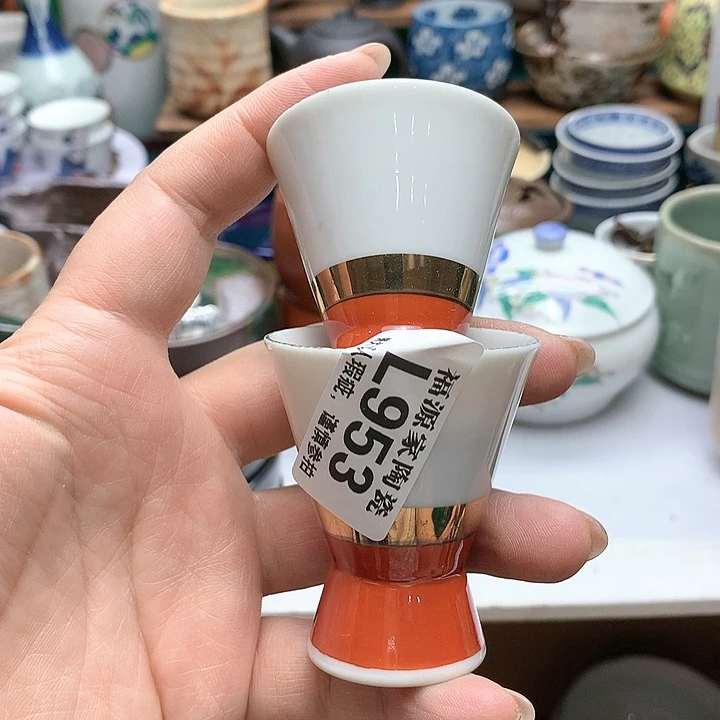 茶盏五*兔海外回流瓷器