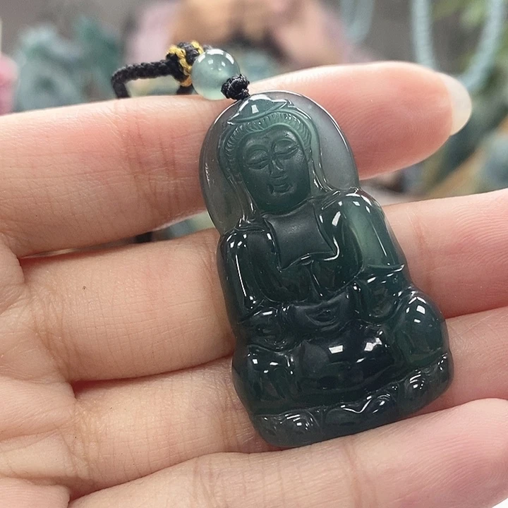 颈饰未镶嵌翡翠天然翡翠