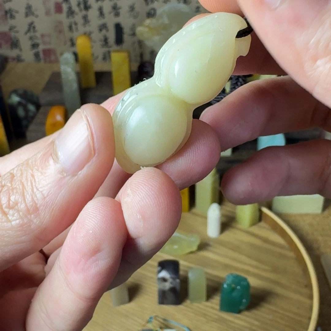 青田石印石寿山石挂坠