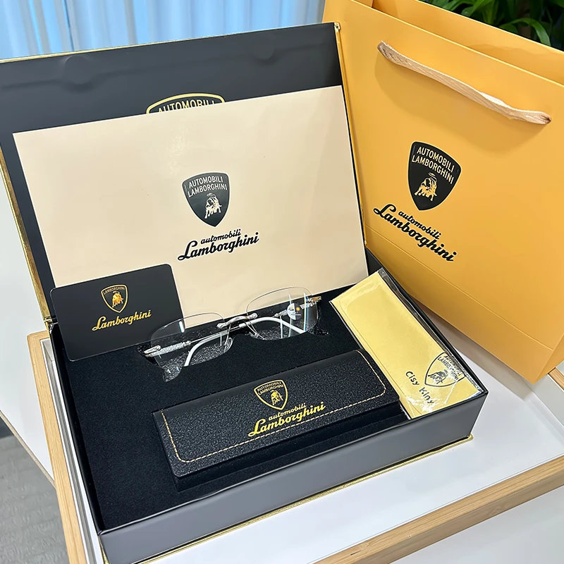 Automobililamborghi兰博基尼防蓝光无镜框老花镜【黑金版】