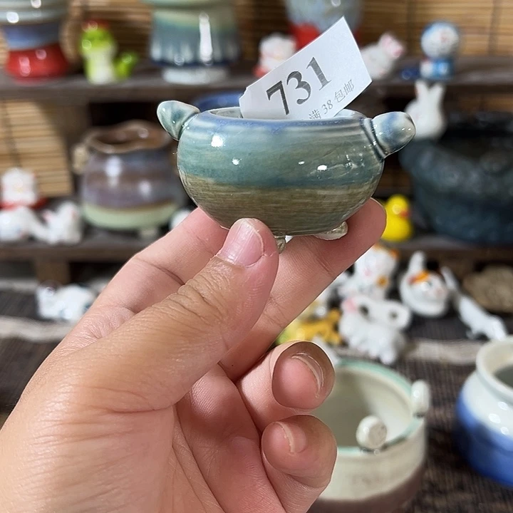 口3 手工花盆满30包邮