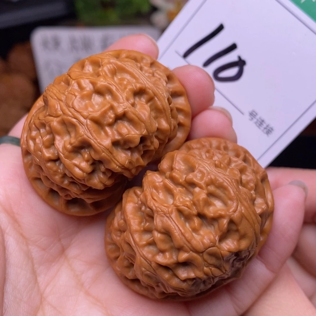 把件文玩核桃110宫灯狮子4.7