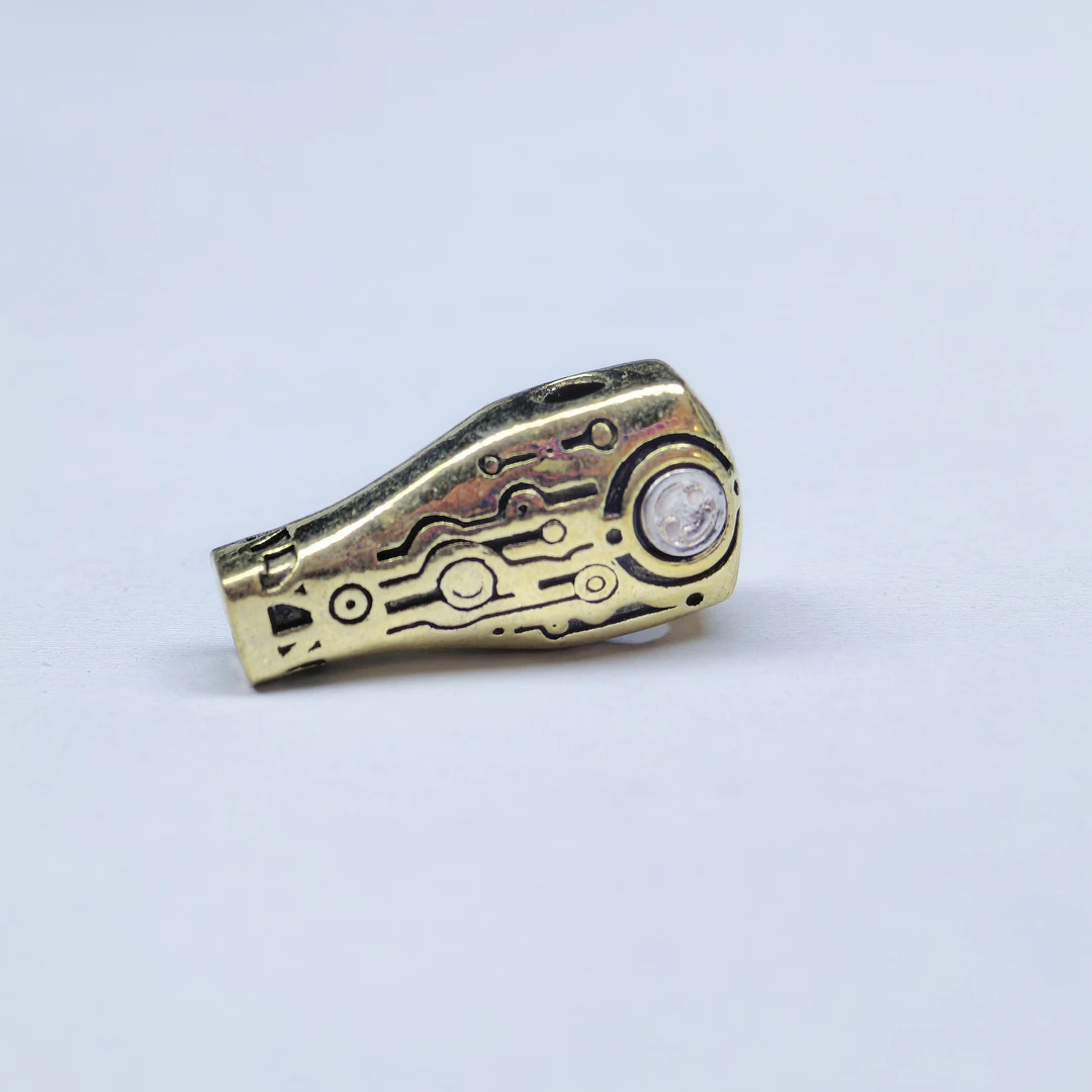 402A文玩配饰闪电纹咒点三通10.5㎜