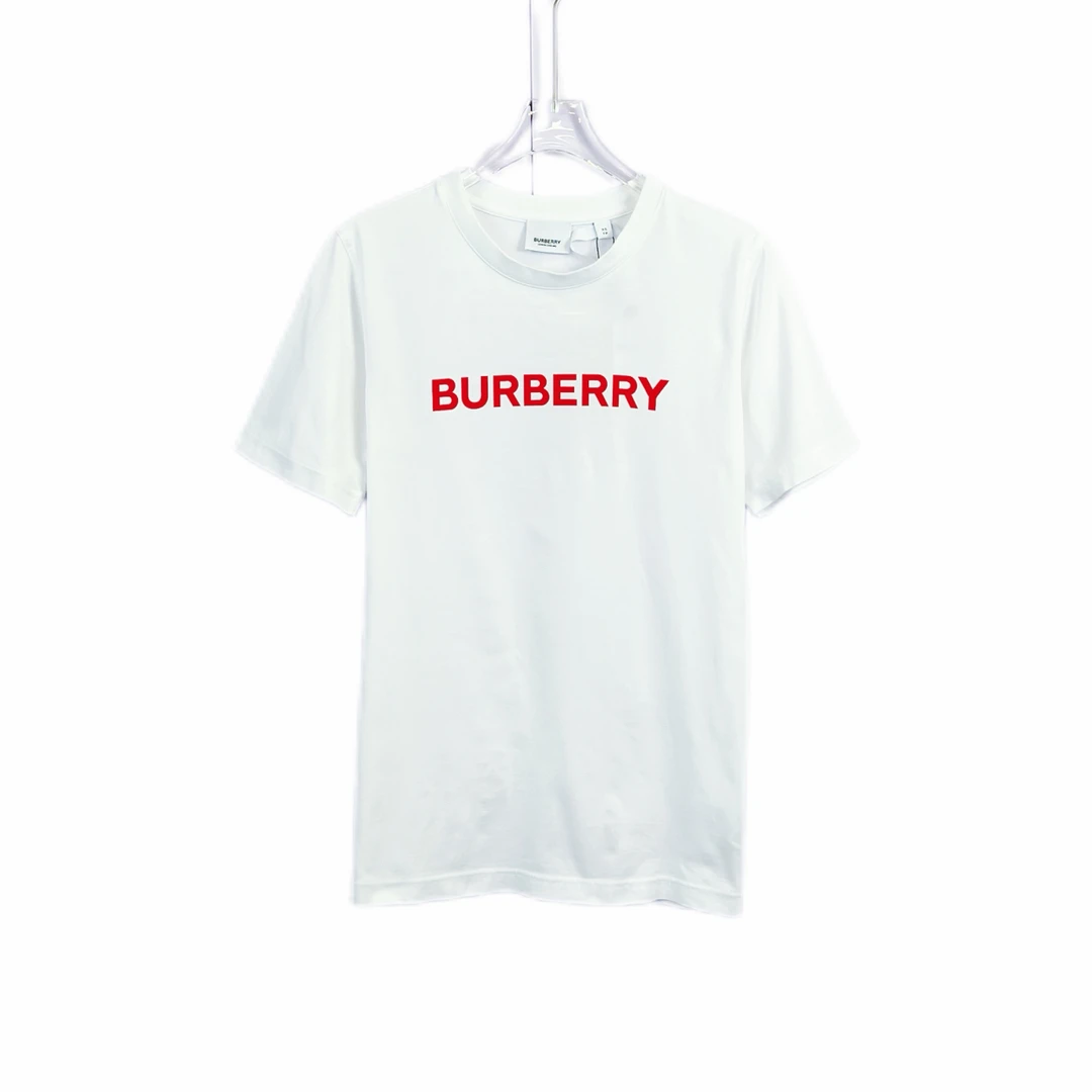 99新 BURBERRY/博柏利 011601/logo印花短袖T恤 白色 XS码
