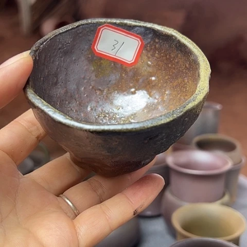 天***了戬谷龙窑柴烧茶杯31