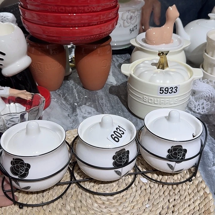 瓷片微瑕陶瓷满15包邮6031