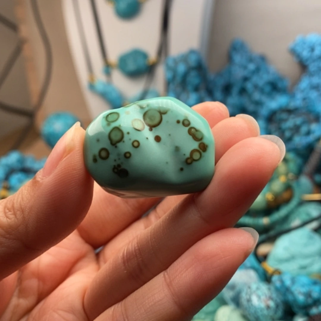 【闪购商品】未镶嵌绿松石珠宝半成品