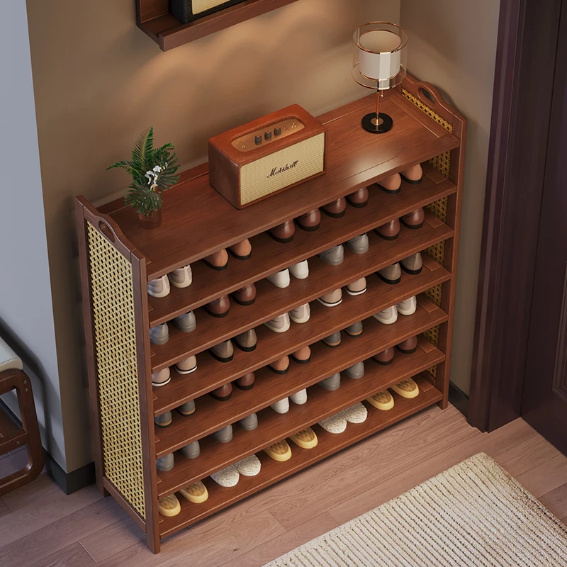 鞋架子多层家用鞋柜门口2025新款出租房用简易结实小户型收纳神器