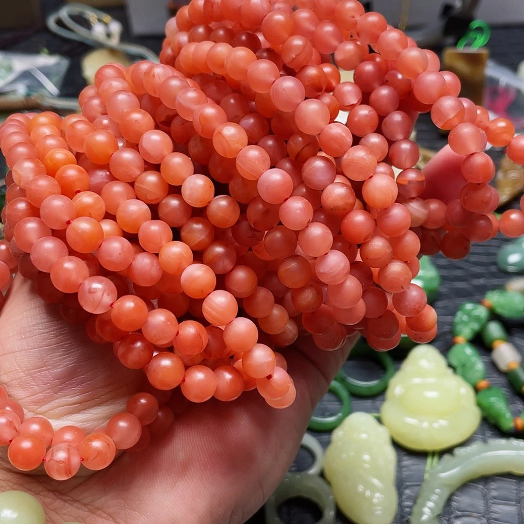 手链未镶嵌南红玛瑙无主胶，假一罚四，终身有效