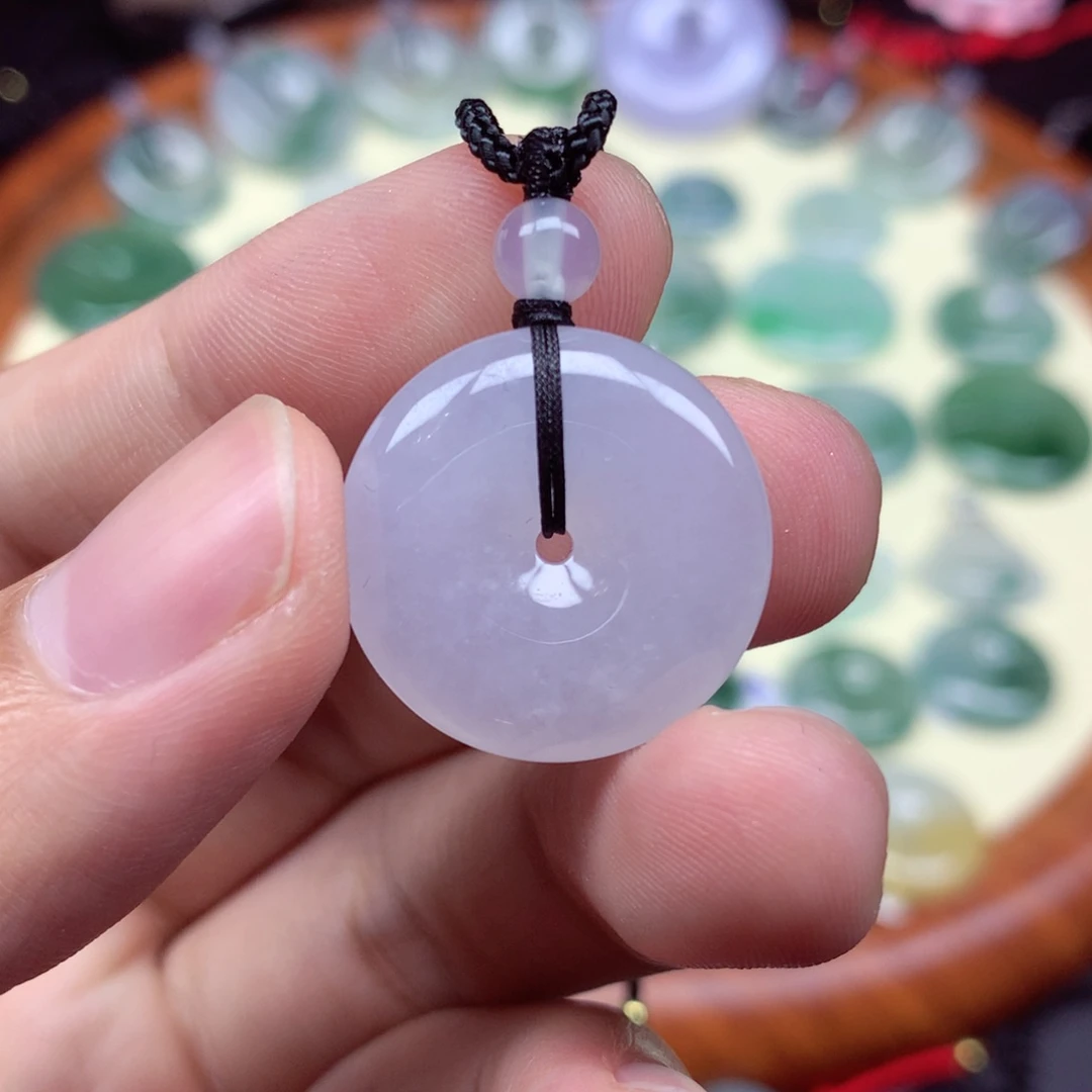 翡翠未镶嵌颈饰吊坠21.1/5.5mm