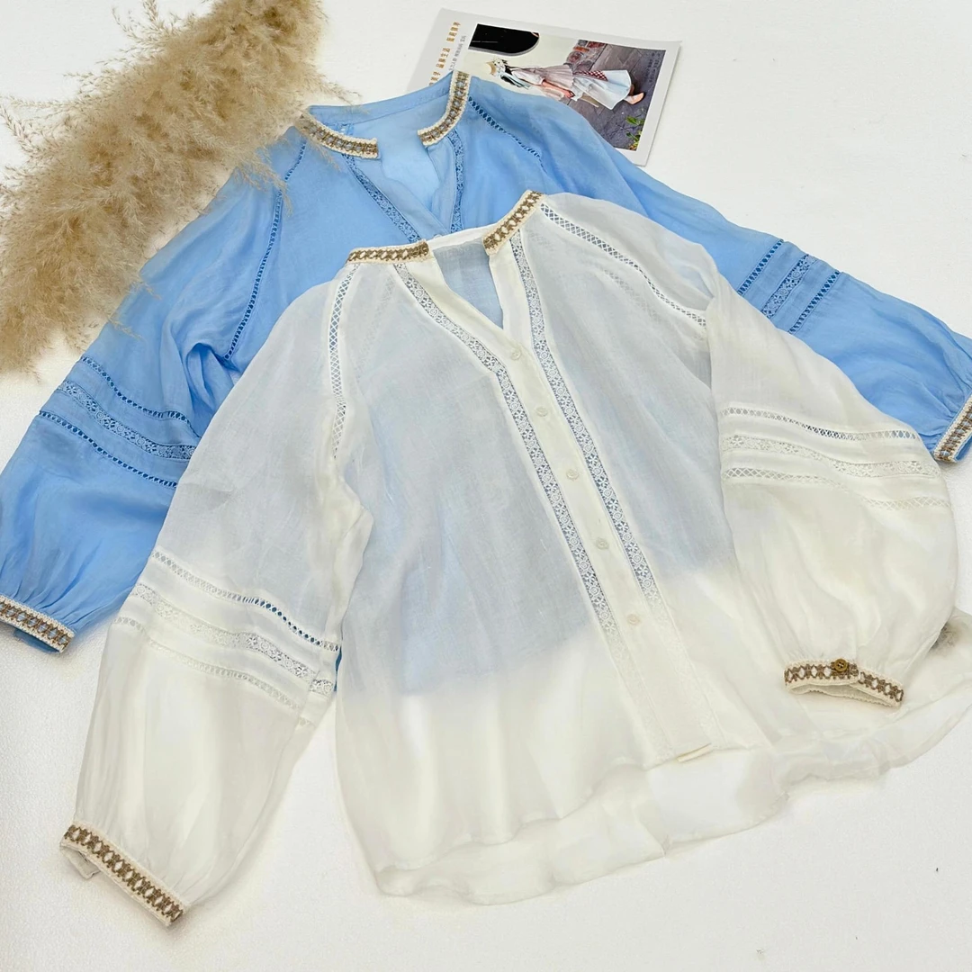 杨杨 法式老钱风度假风设计款上衣88540