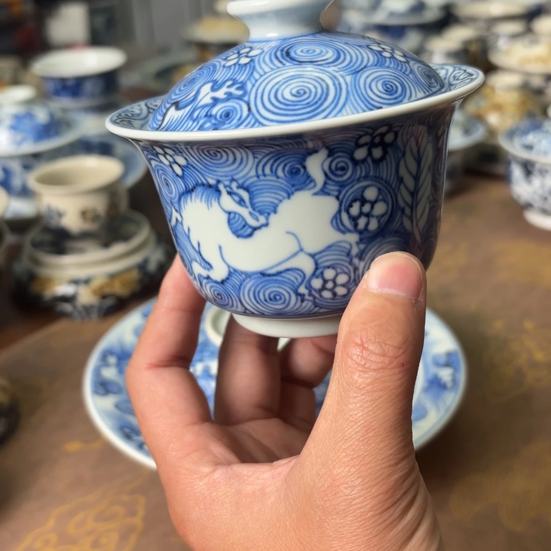 陶摆件景德镇手绘茶器