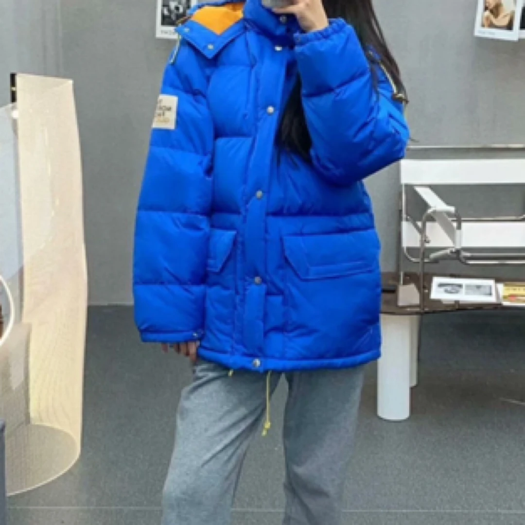 99新 GUCCI/古驰 蓝色羽绒服/D00525