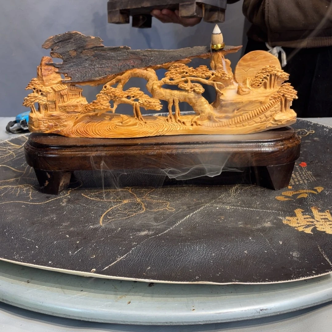 柏木（崖柏）崖柏精工精品山水