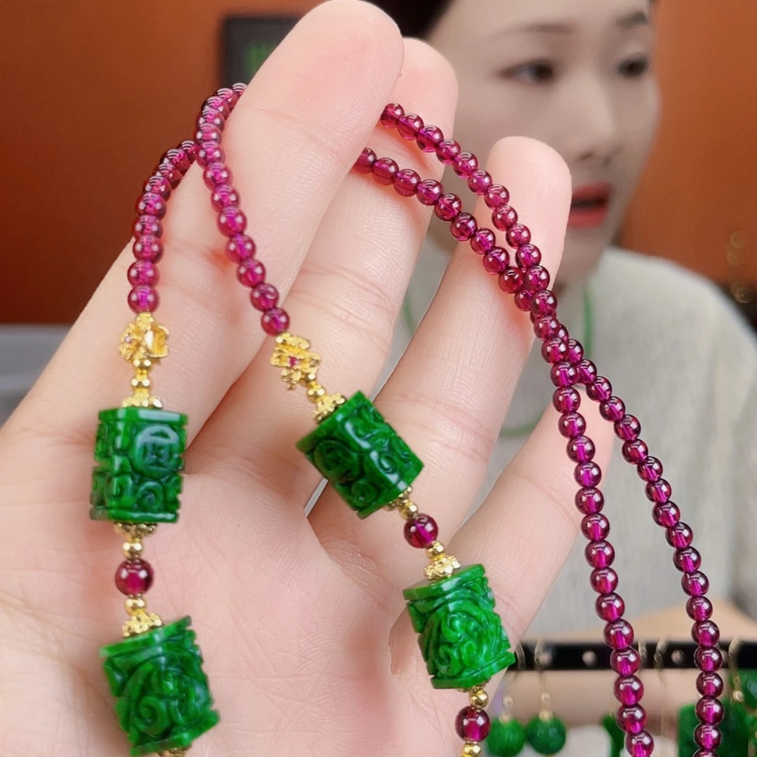 翡翠未镶嵌耳饰饰品