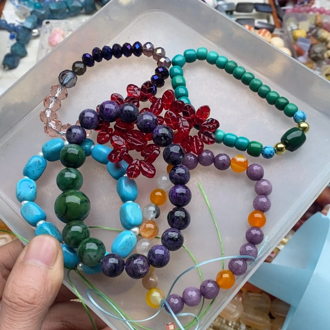 玛瑙/玉髓未镶嵌珠宝半成品打包A158