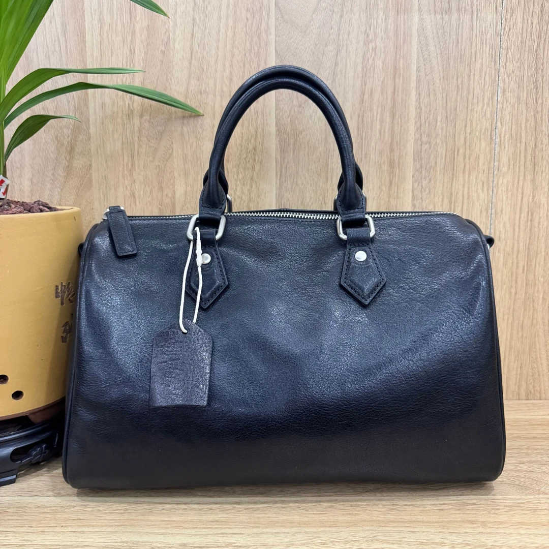 61712欧美风单根纯色斜挎款耐磨旅行包肩包旅行袋单肩黑色休闲