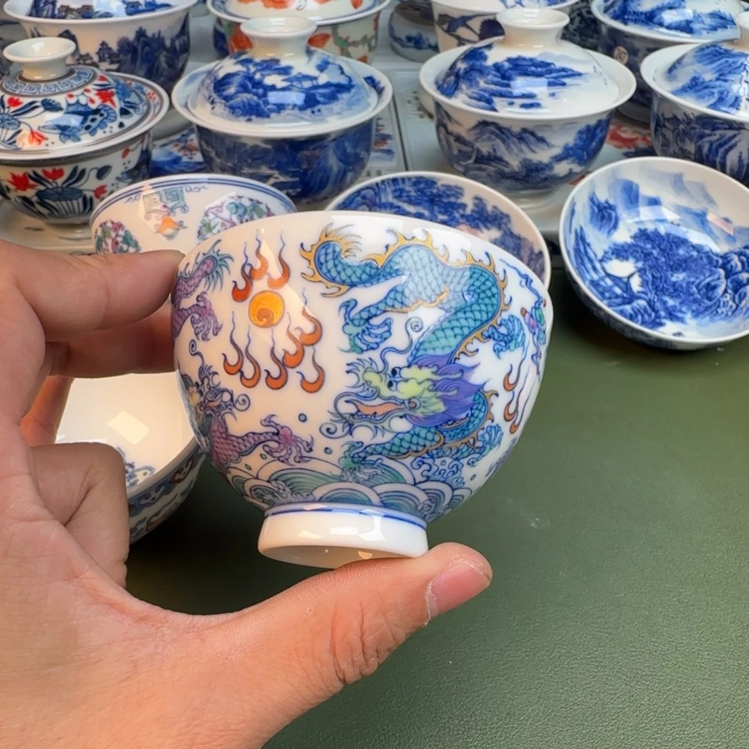 陶纯手工纯手绘茶具396