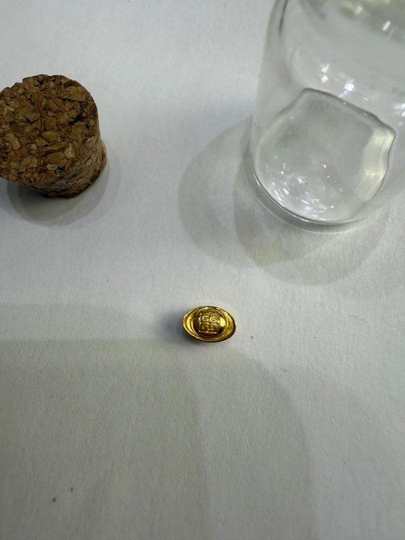 足金金元宝小摆件1克