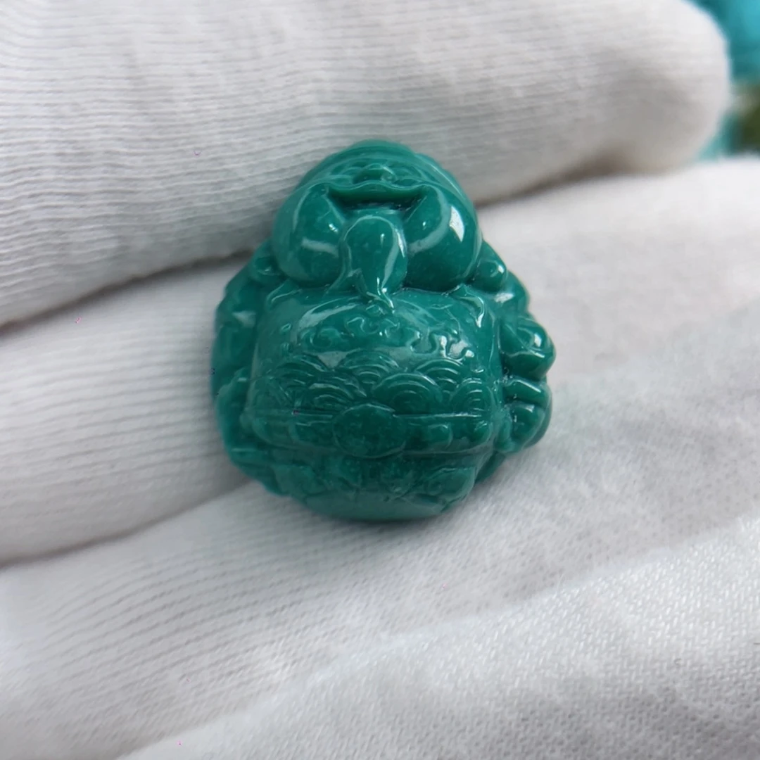 绿松石颈饰未镶嵌卡17.5-20.2-15.5