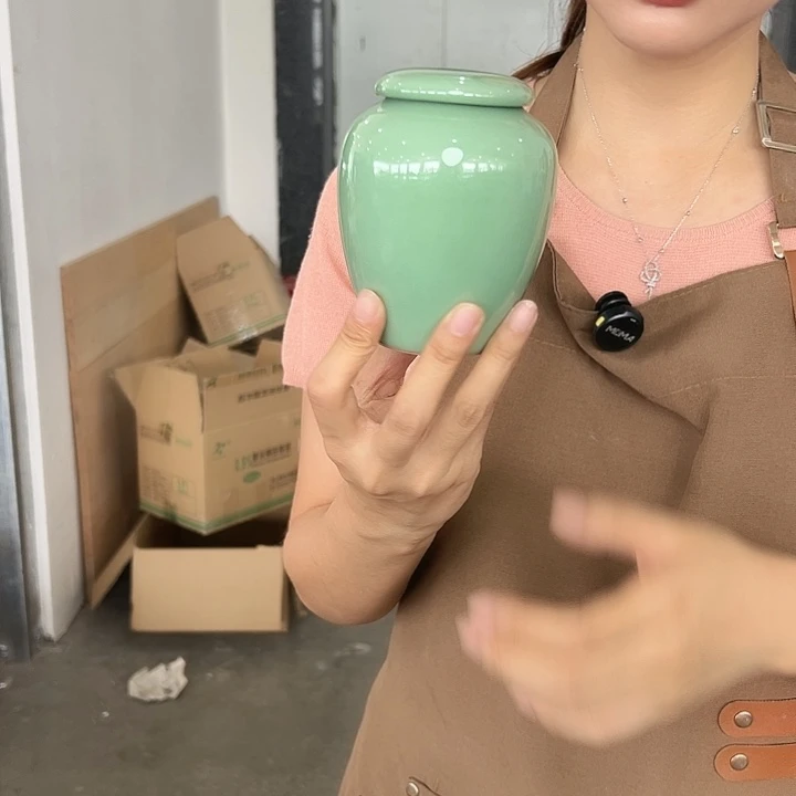 龙泉云间青瓷小米茶器