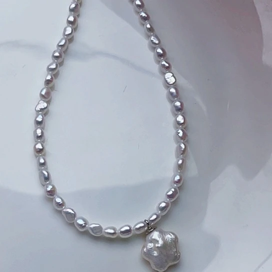 项链未镶嵌淡水珍珠