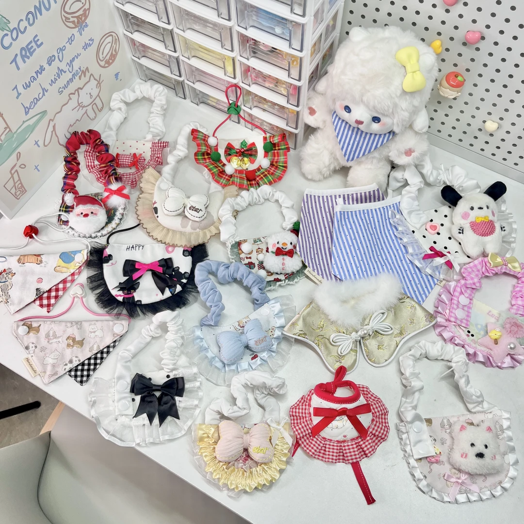 【猫狗派】宠物口水巾围兜孤品