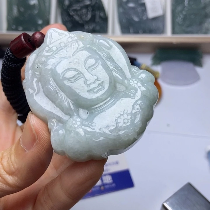 翡翠未镶嵌挂件我