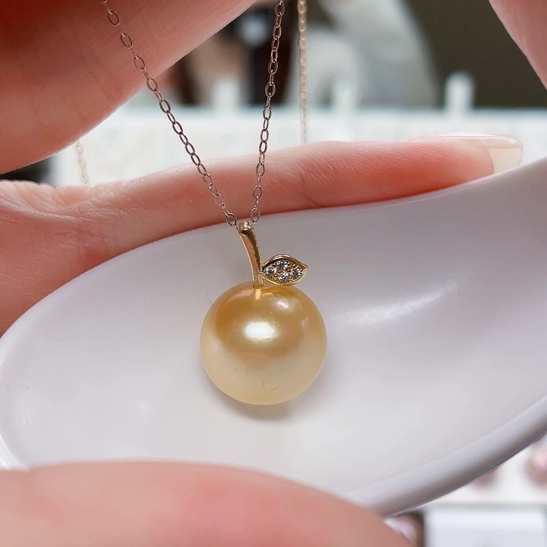 淡水珍珠吊坠(赠链)合金