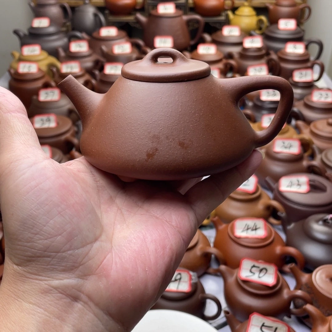 紫砂茶壶宜兴紫砂半手工