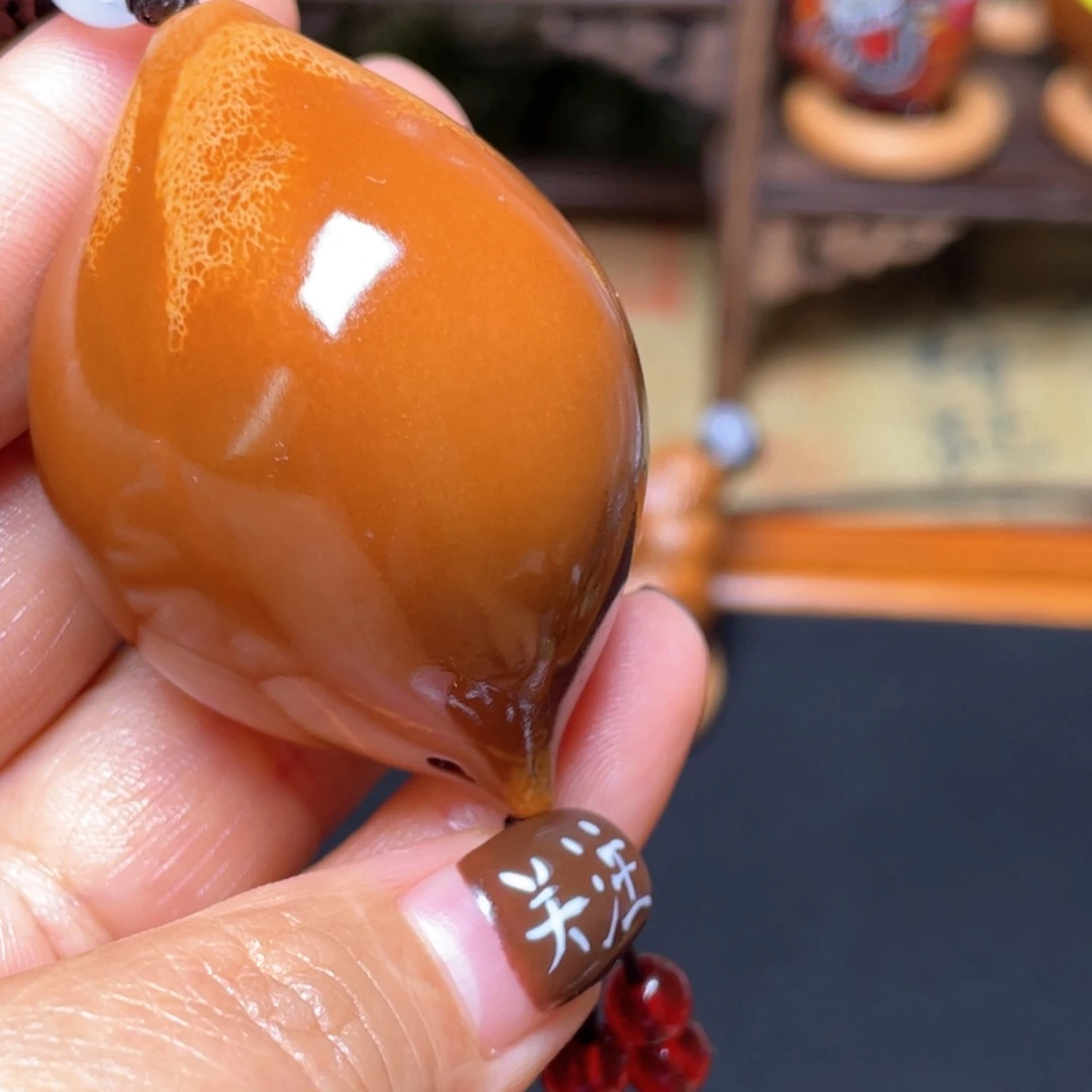 橄榄核吊坠一线天37穿配