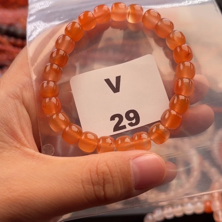 南红玛瑙未镶嵌多样性发货默认微瑕称重8mm