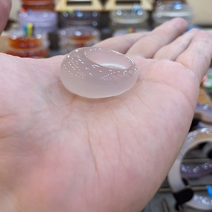 玛瑙/玉髓戒圈未镶嵌