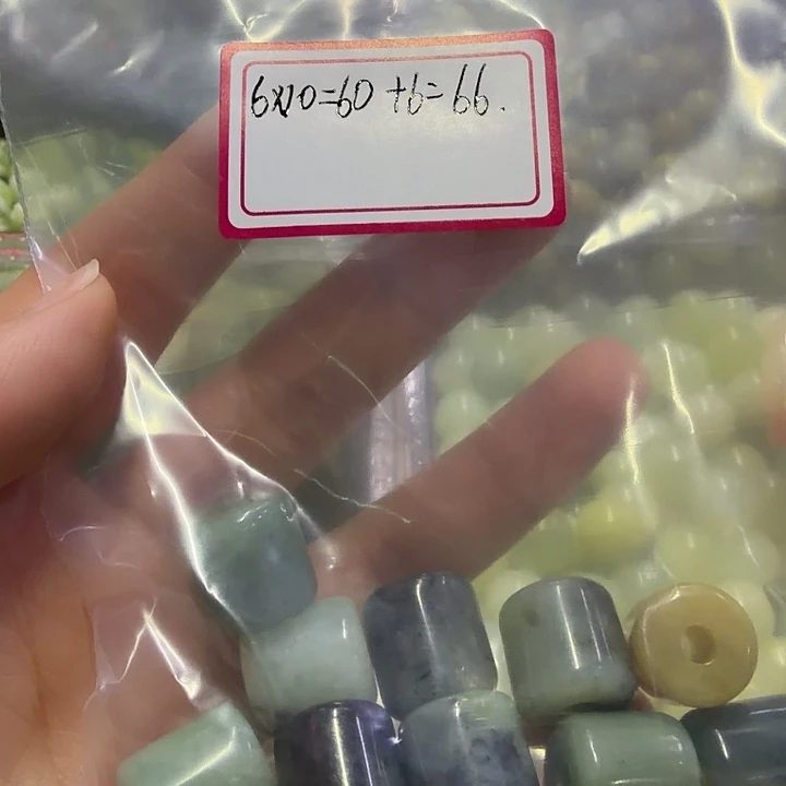 蛇纹石玉合金颈饰