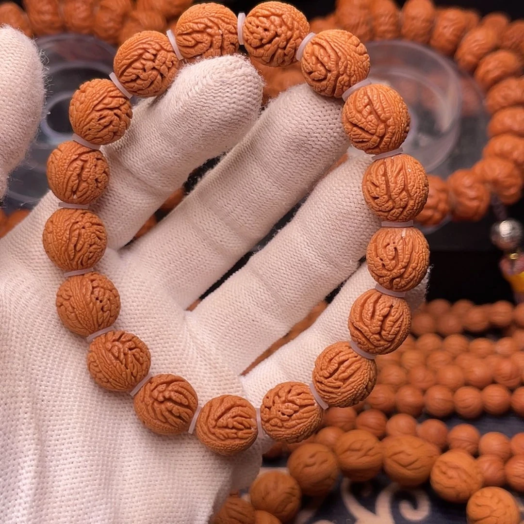 桃核手串精品绣球手串1.4