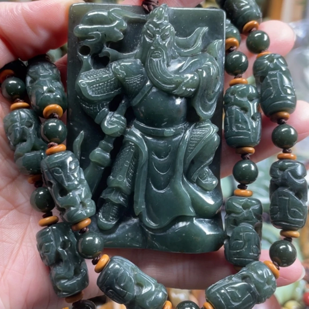 【闪购商品】岫岩河磨玉(透闪石质玉)挂件未镶嵌