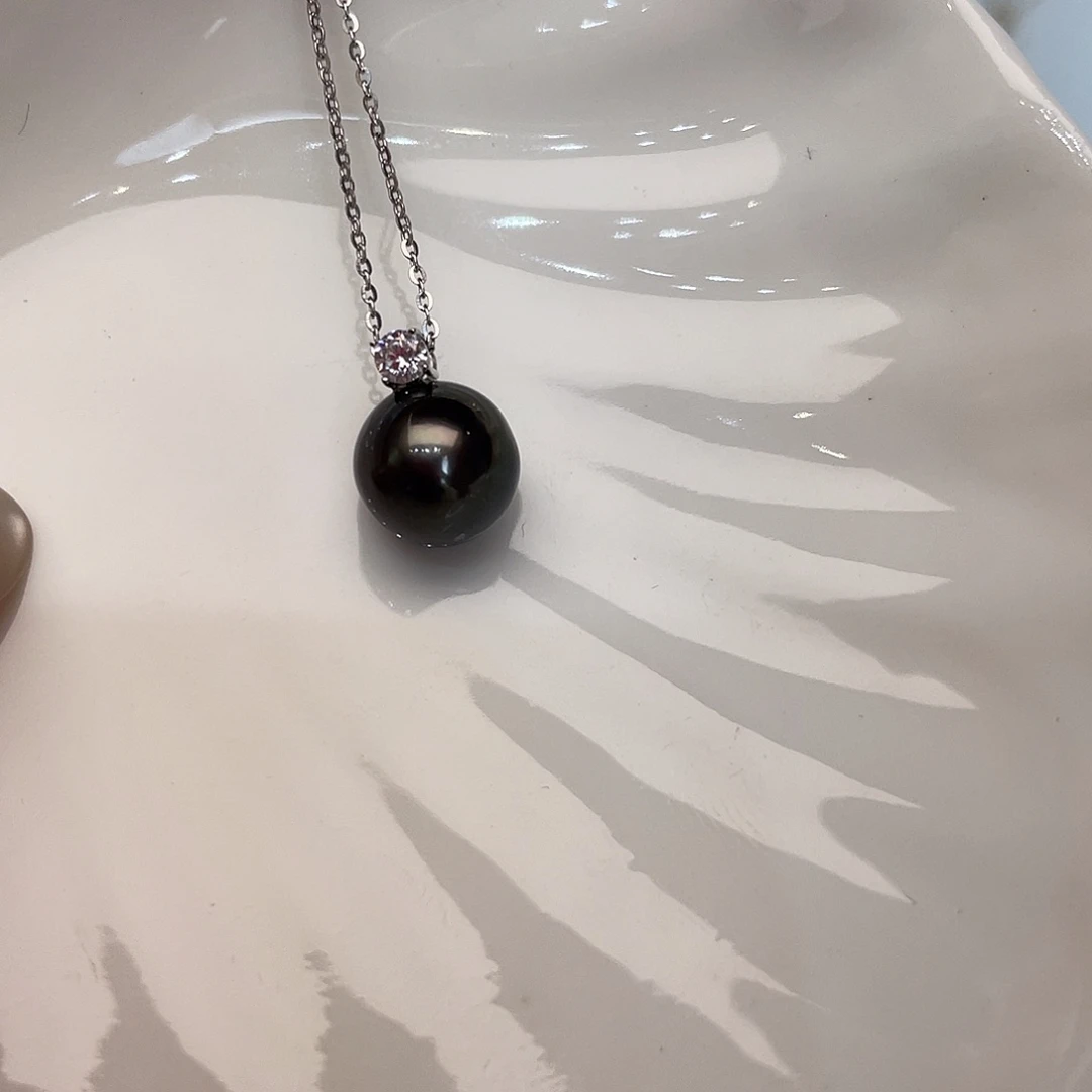 吊坠(赠链)海水珍珠18K金镶嵌