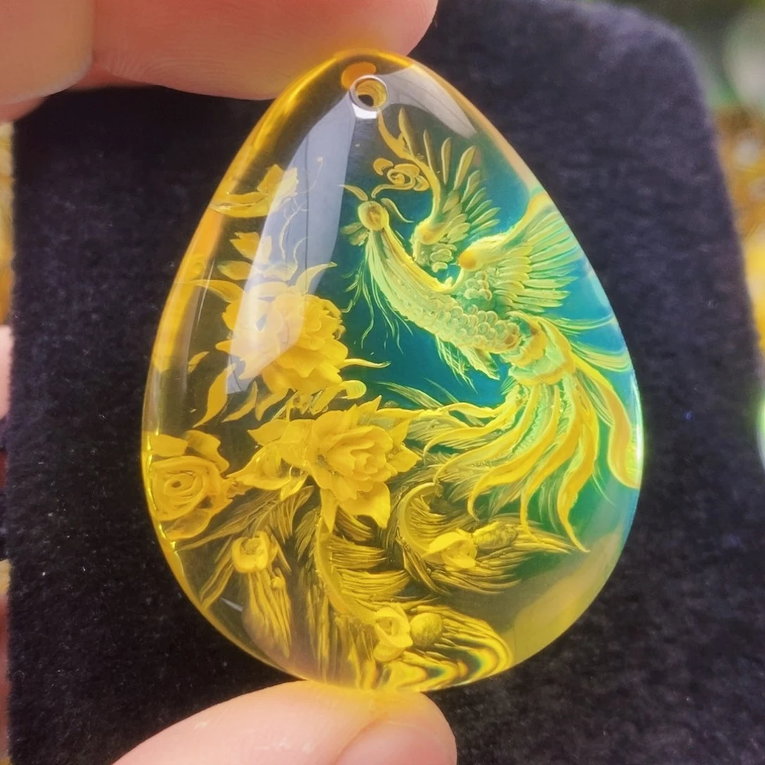 【闪购商品】金珀吊坠(不含链)未镶嵌