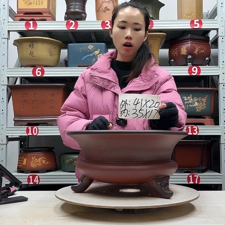 紫砂花盆紫砂花盆