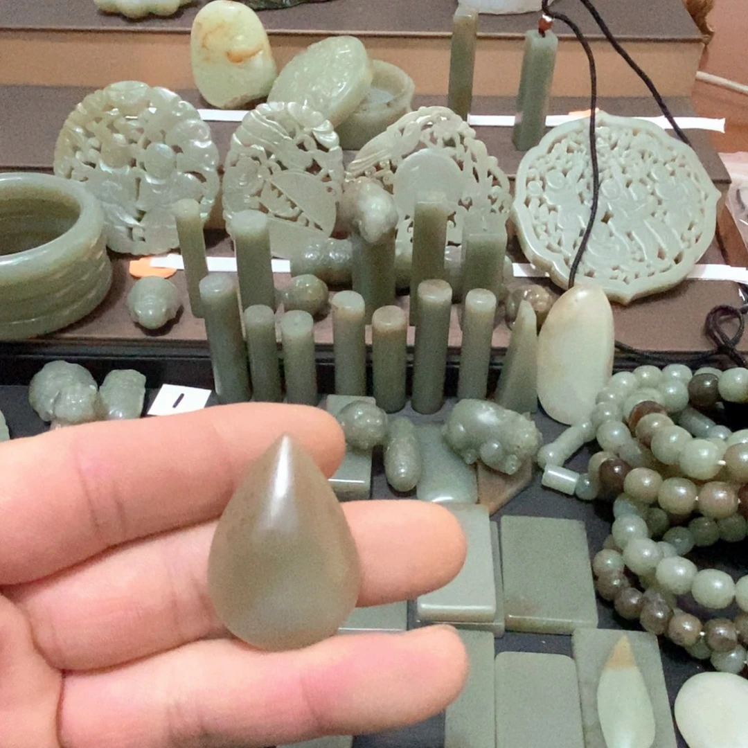 和田玉颈饰未镶嵌本**计7