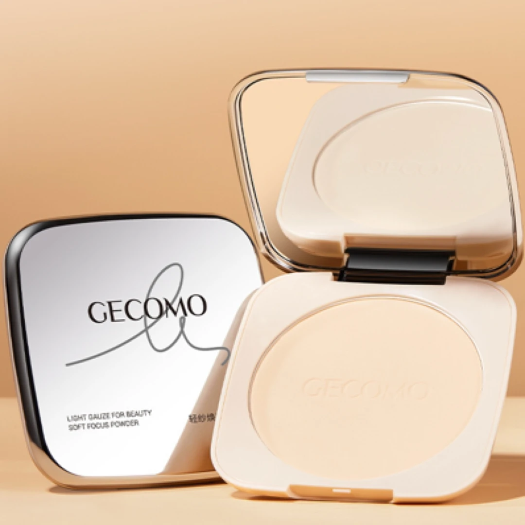 格蒙轻纱焕颜柔焦粉饼干粉定妆散粉哑光遮瑕粉饼