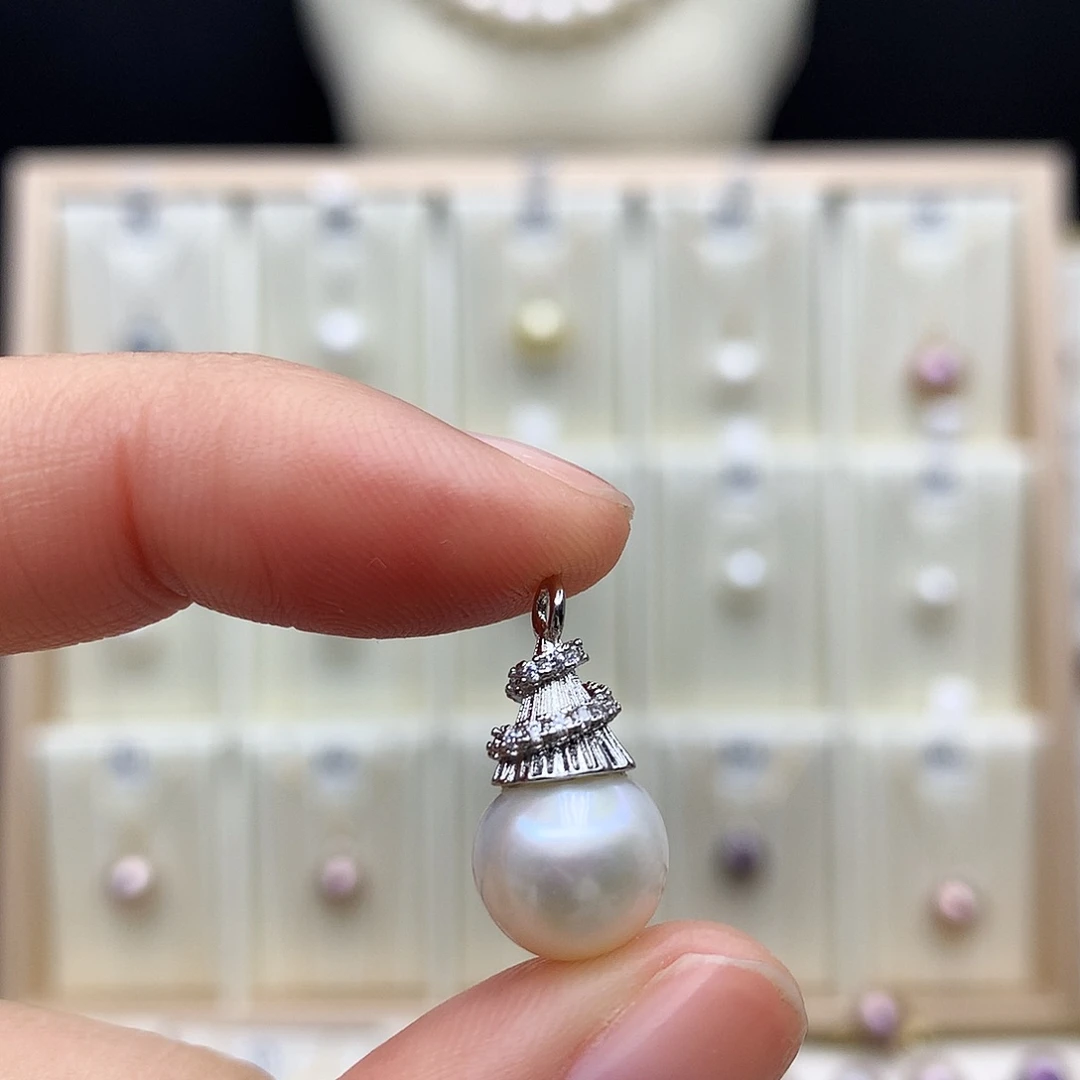 颈饰淡水珍珠合金